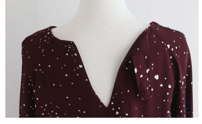 NEW FASHION LADY GIRL Blouse Love Blouse Wine, Ivo