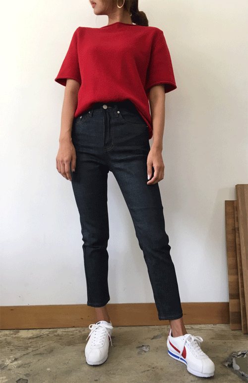 Women Jeans Pants Shelf Date Denim Vegetable Date 