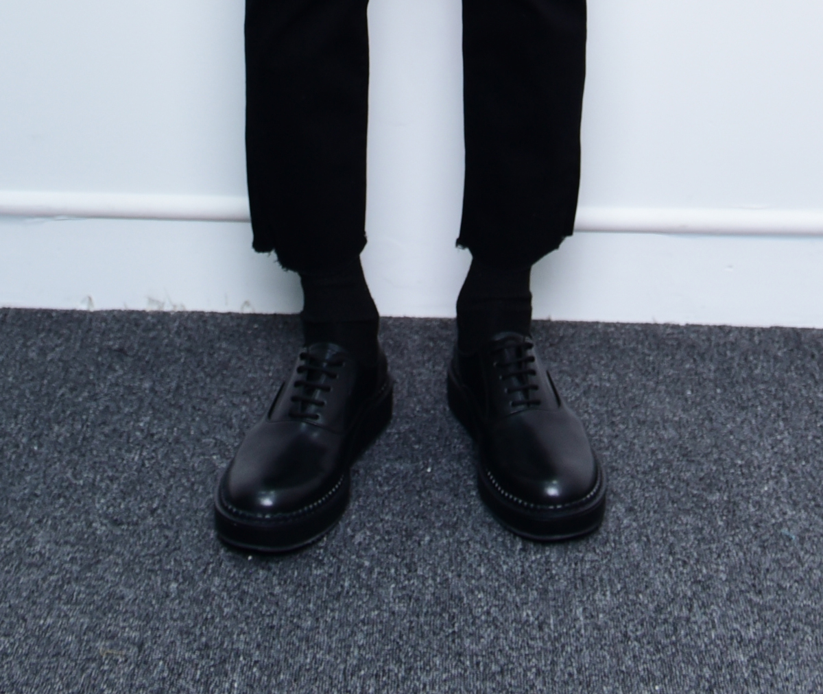 New Men's Dress Shoes 4cm Derby Clipper Shoes b