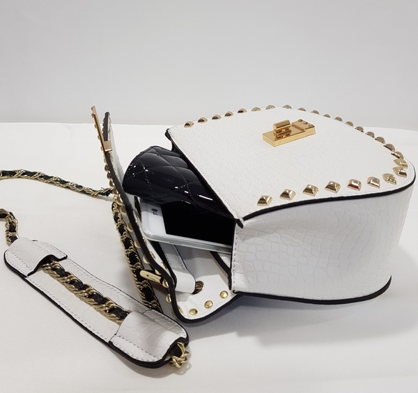 New Gypsy Stud Buckle Python Cross Back Tray Fresh