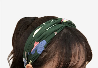 Paisley Bandana Hair Band Turban Wire Fall