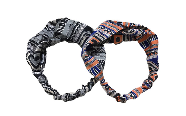 Paisley Bandana Hair Band Turban Wire Fall