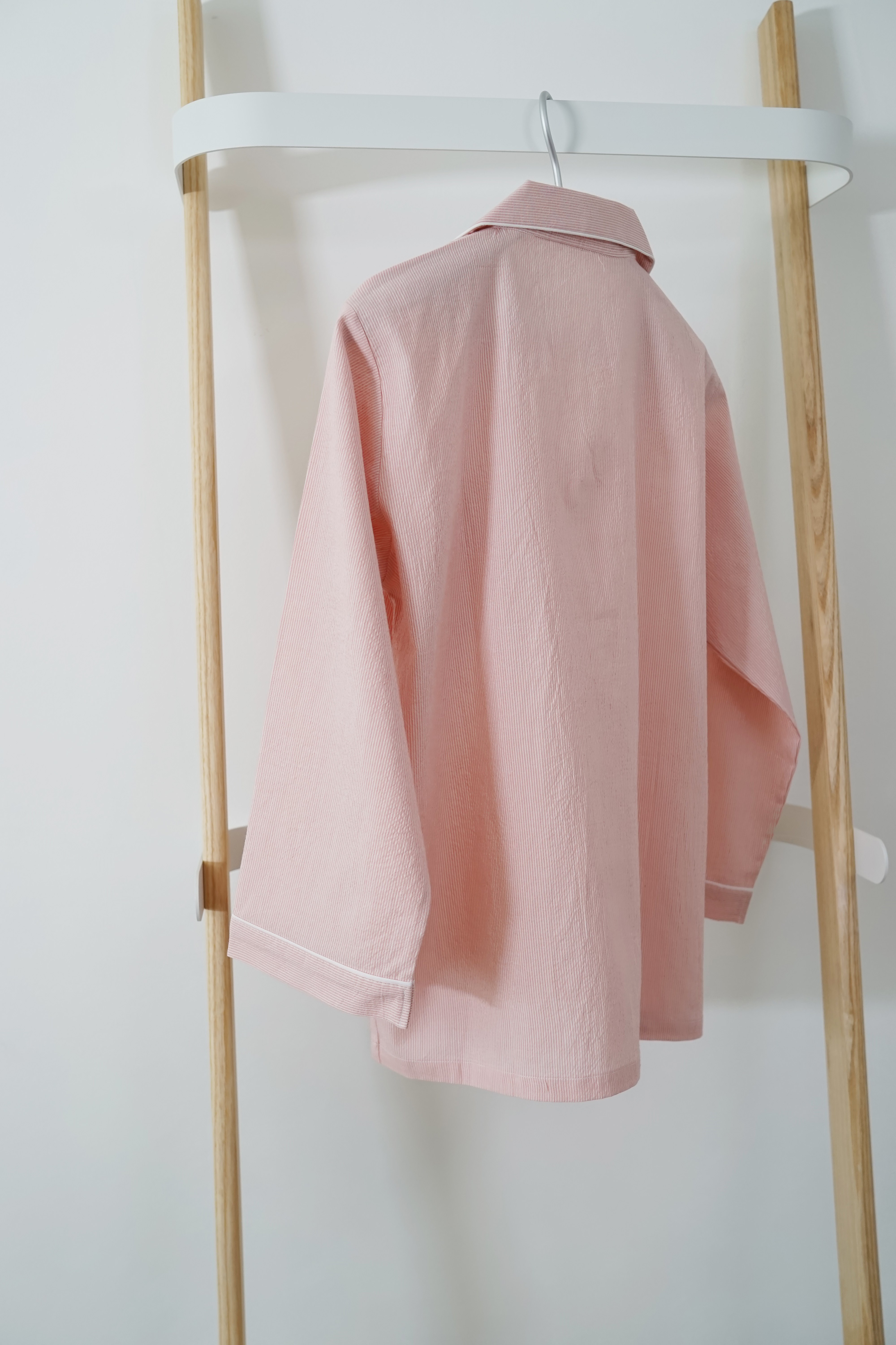 New Long Sleeve Pajama _ Washing Straw Leaf Pink C