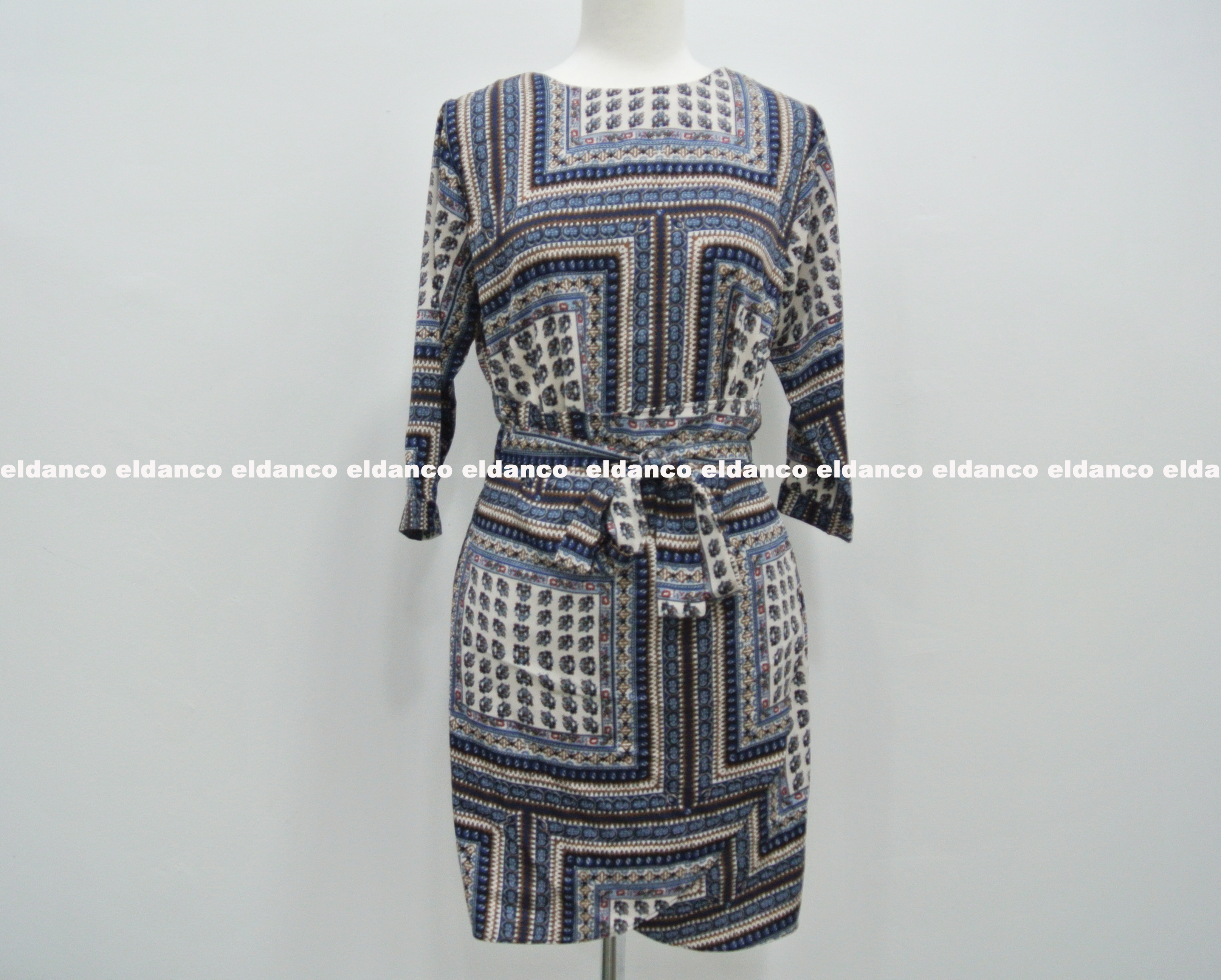 Autumn Ethnic Wrap One Piece Wedding Fashion Moder