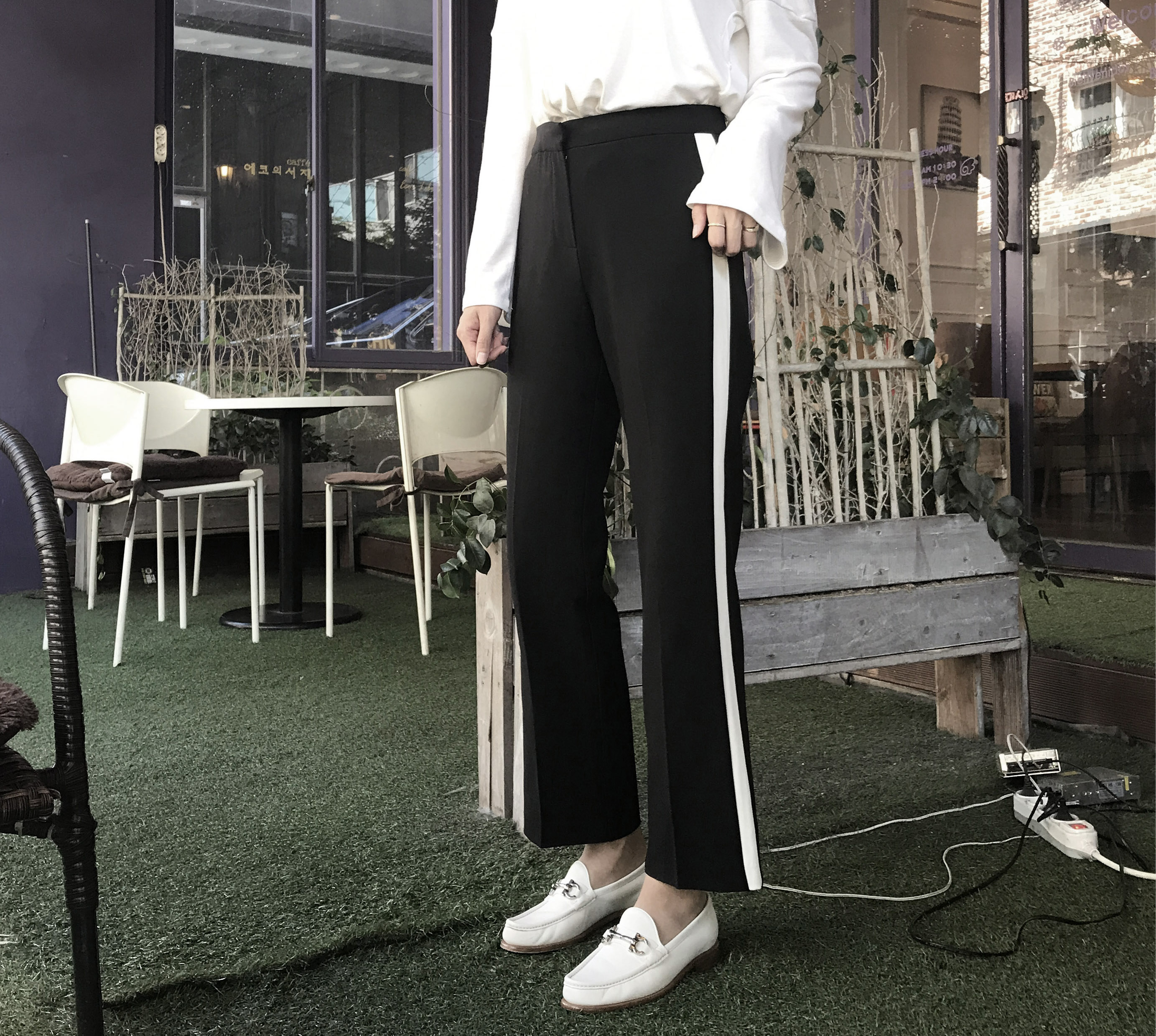 New Women's Pants Color Line Slacks Underwear 2