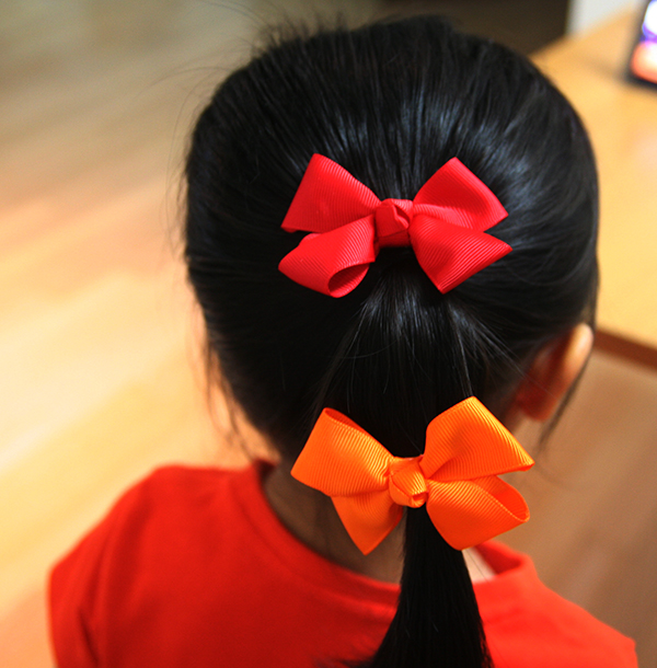 New 10 color ribbon pin set cute style child care 