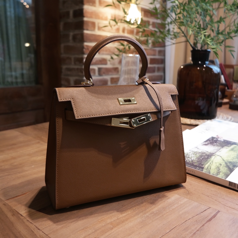 New Women's Bags Elegant Kelly Bag Luxury Cowhi