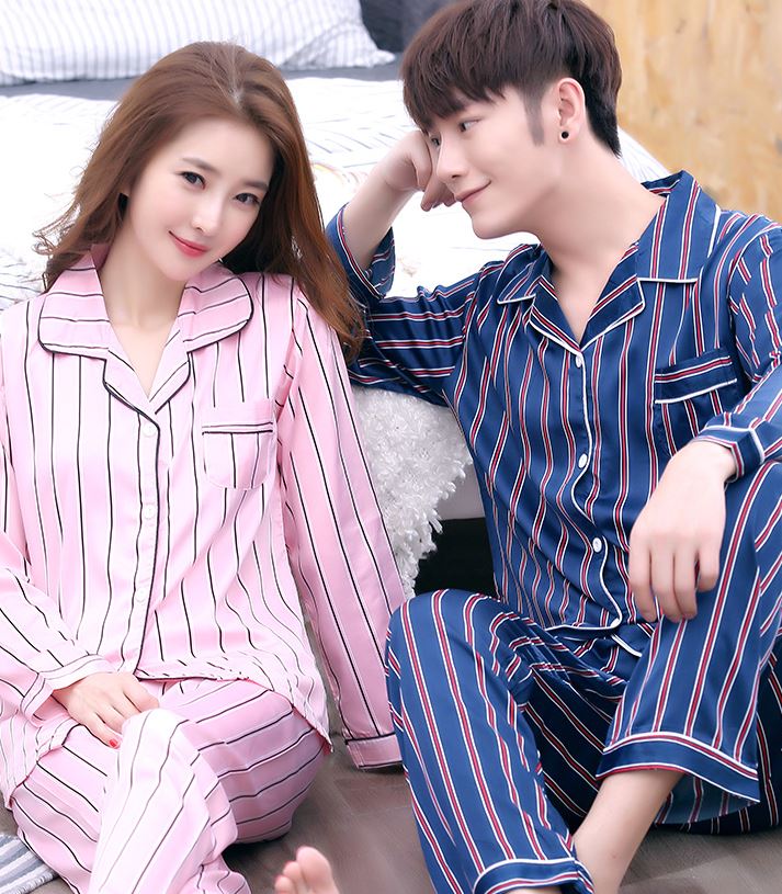 New striped couple pajamas Newlyweds Pajamas Homew