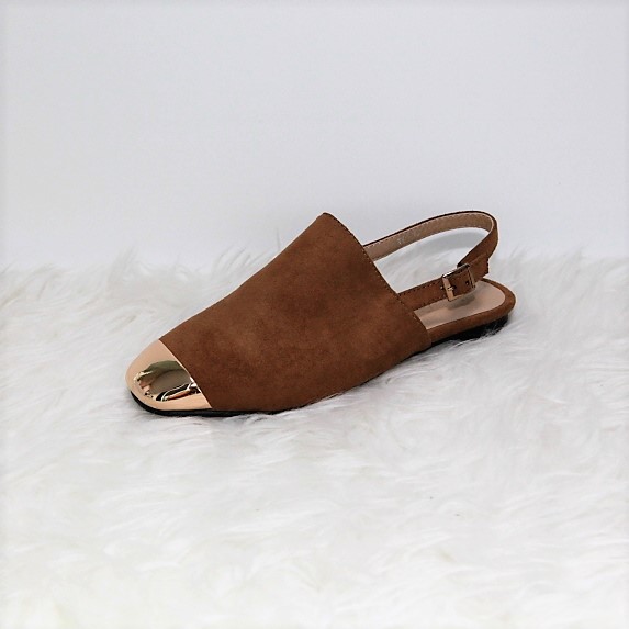 New Golden Suede Sling Back Blower 2color Shoes Un