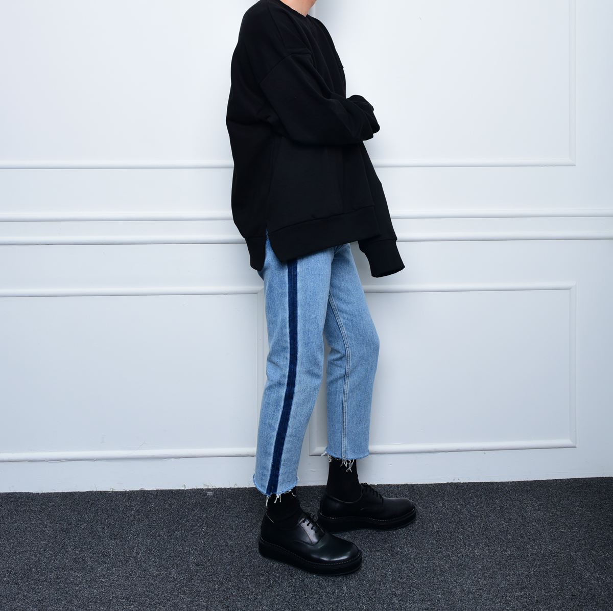 New Men's Dress Shoes 4cm Derby Clipper Shoes b