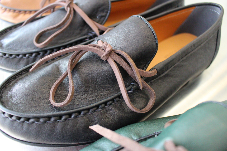 Men Leather Shoes Men's handmade lambskin loafe