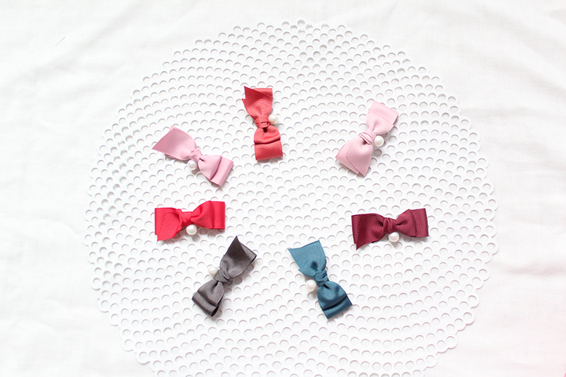 New Baby Hairpin Pearl Ribbon Hairpin