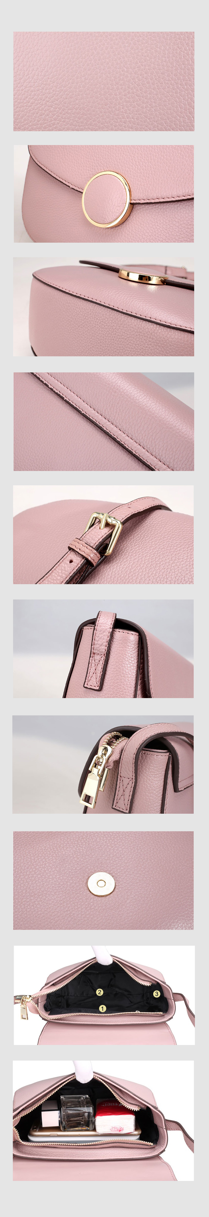 New CLOI Laurent roran cowhide mini cross back bag