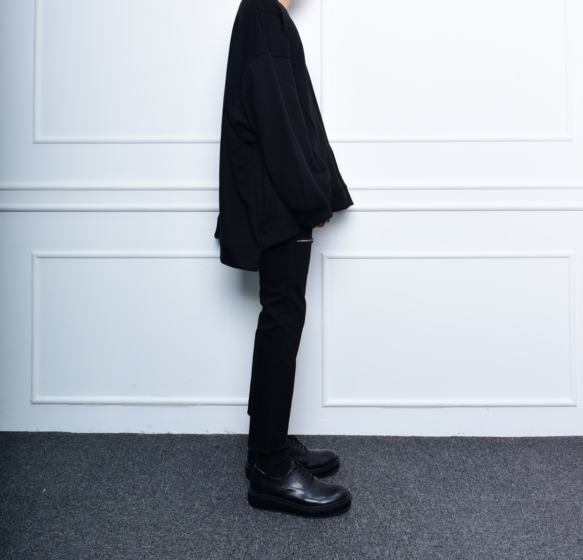 New Men's Dress Shoes 4cm Derby Clipper Shoes b