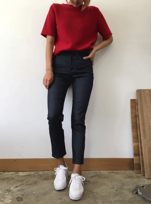 Women Jeans Pants Shelf Date Denim Vegetable Date 