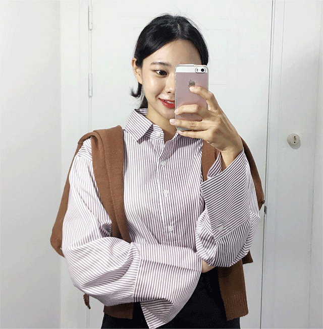 NEW FASHION LADY GIRL Blouse Autumn Cuff Shirt Str