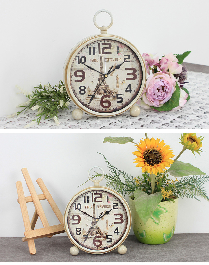 Antique table clock wall wall interior wall vintag