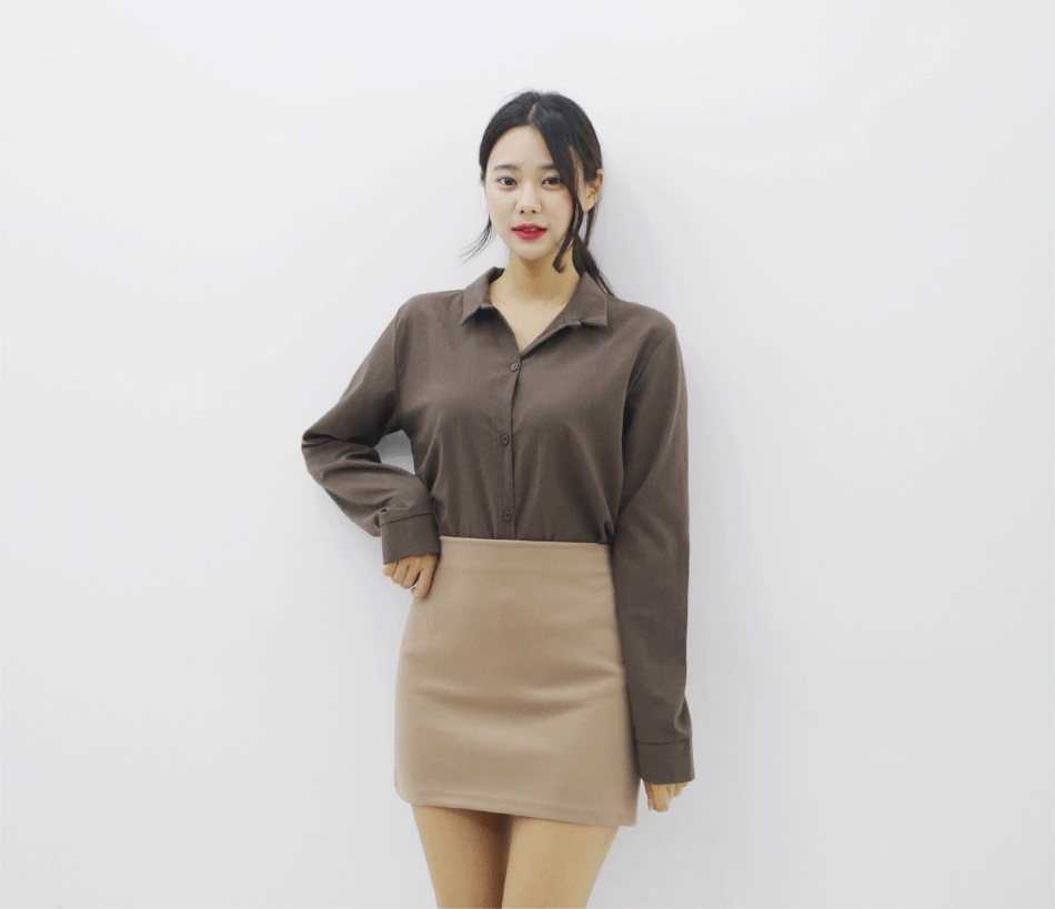 Daily Modern Bending Mini Skirt Autumn Skirt