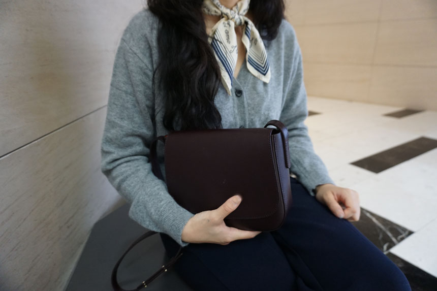 New Dabini DABini Real leather cowhide mini cross 