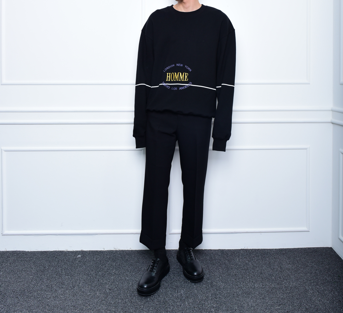 New Men's Dress Shoes 4cm Derby Clipper Shoes b