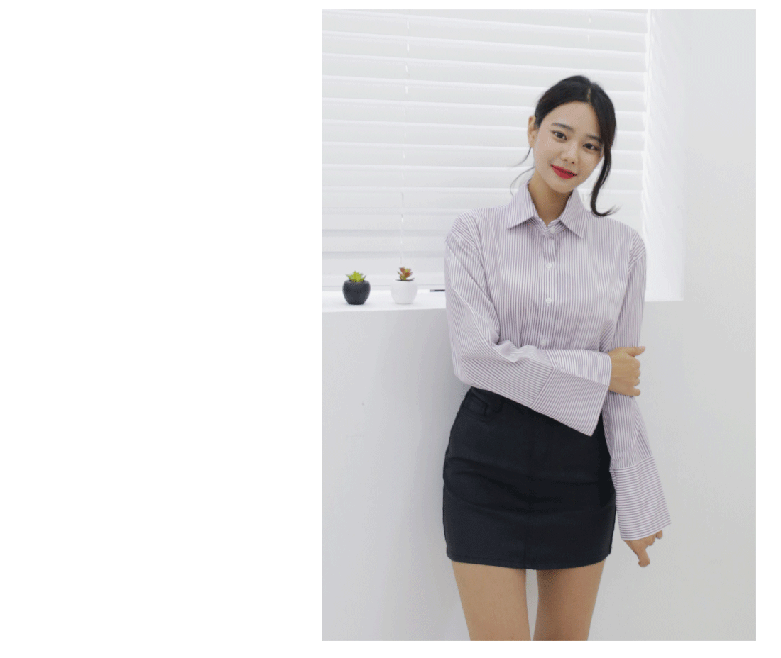 NEW FASHION LADY GIRL Blouse Autumn Cuff Shirt Str