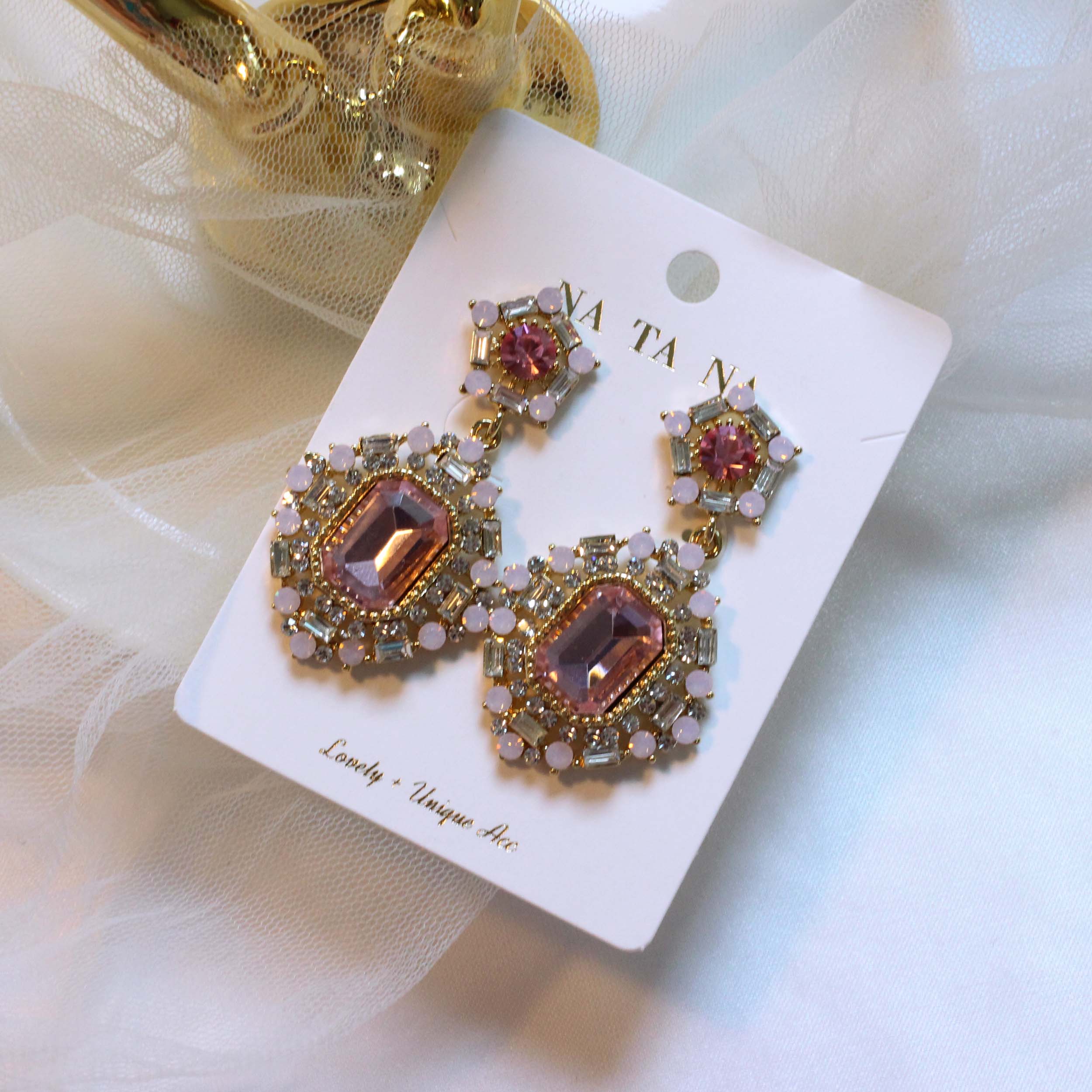 Romance vintage antique bold drop earrings gorgeou