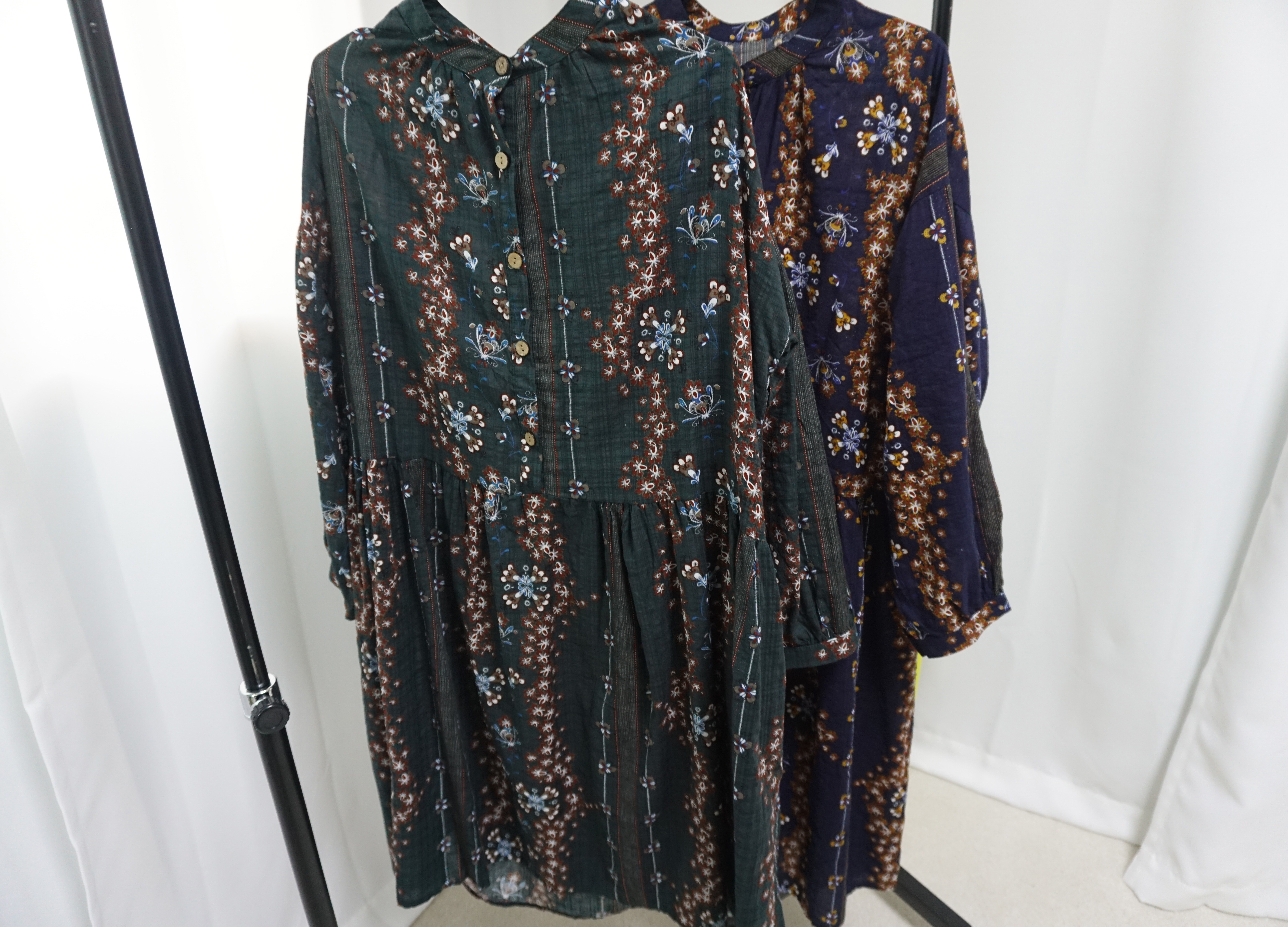 New Women Dress Nana Tube Bee Autumn Pattern Flowe