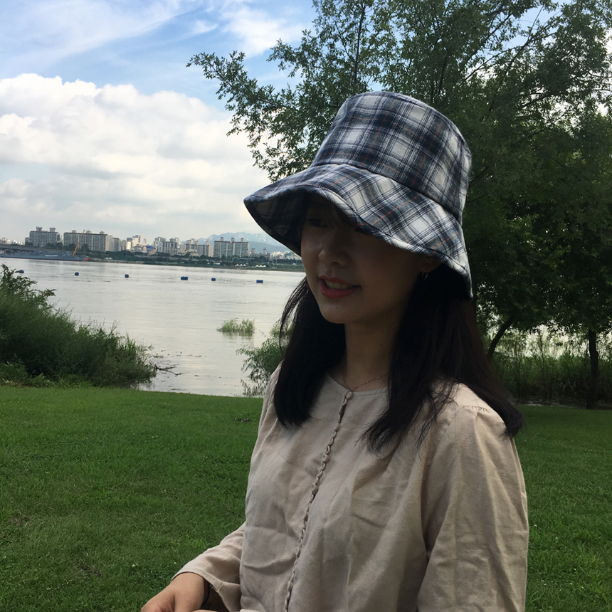Women Sun Hats Daily Check Over Size Humbly Bucket
