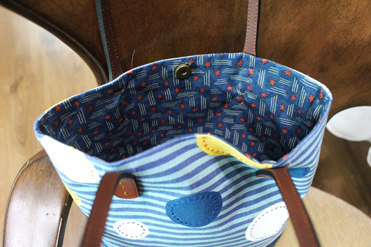 New Women's Bags Dot Stripe Middle Back