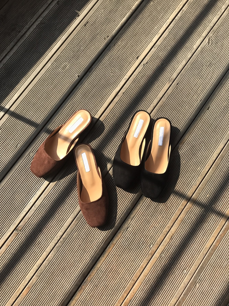 New Suede Bloffer 4cm Women's Slippers Women