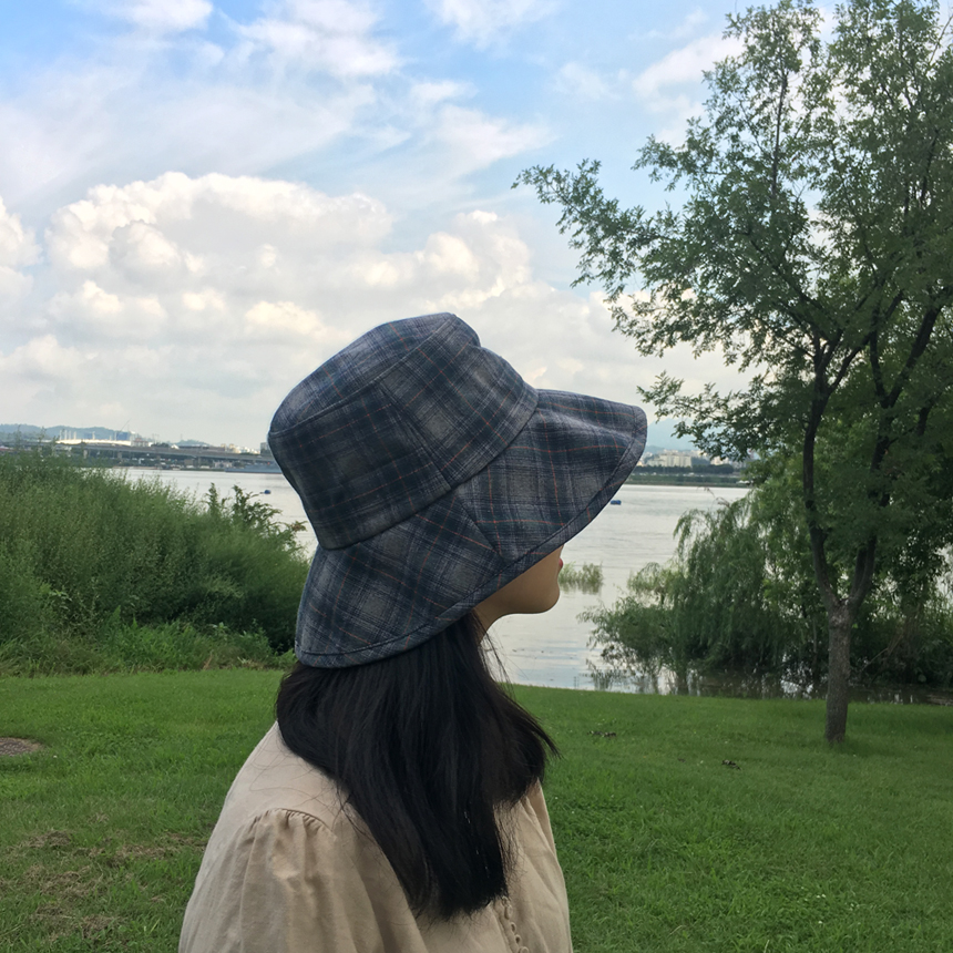 Women Sun Hats Daily Check Over Size Humbly Bucket