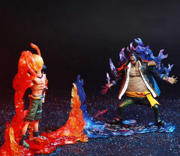 One Piece Ace VS Black Beard High Quality Figure
