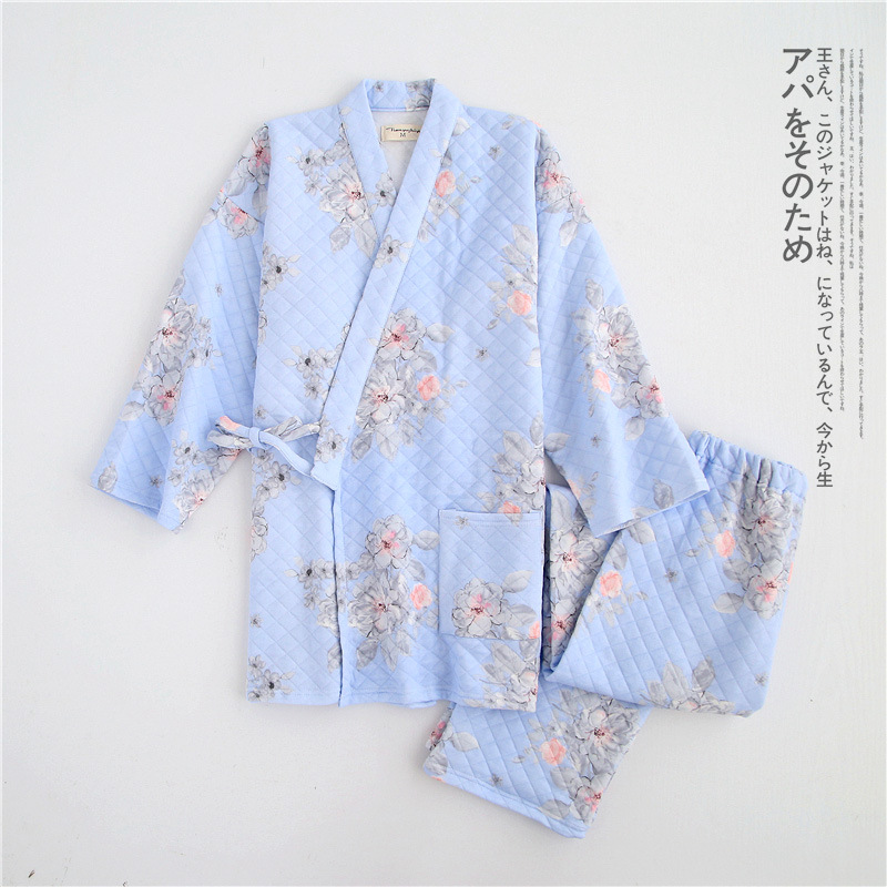 New imported flower Nubim yukata winter couple paj