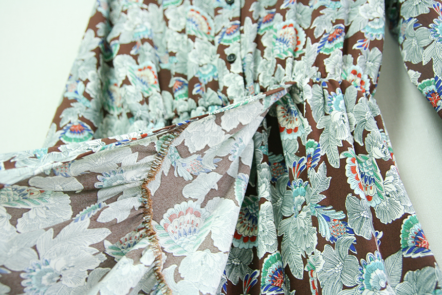 New Women Dress Autumn Flower Dress