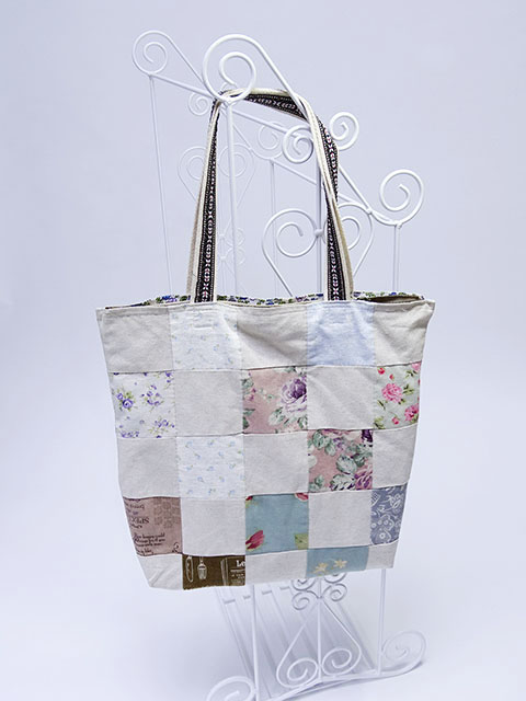 NEW ECO BAG Quilted linen eco backpack DIY Lovely 