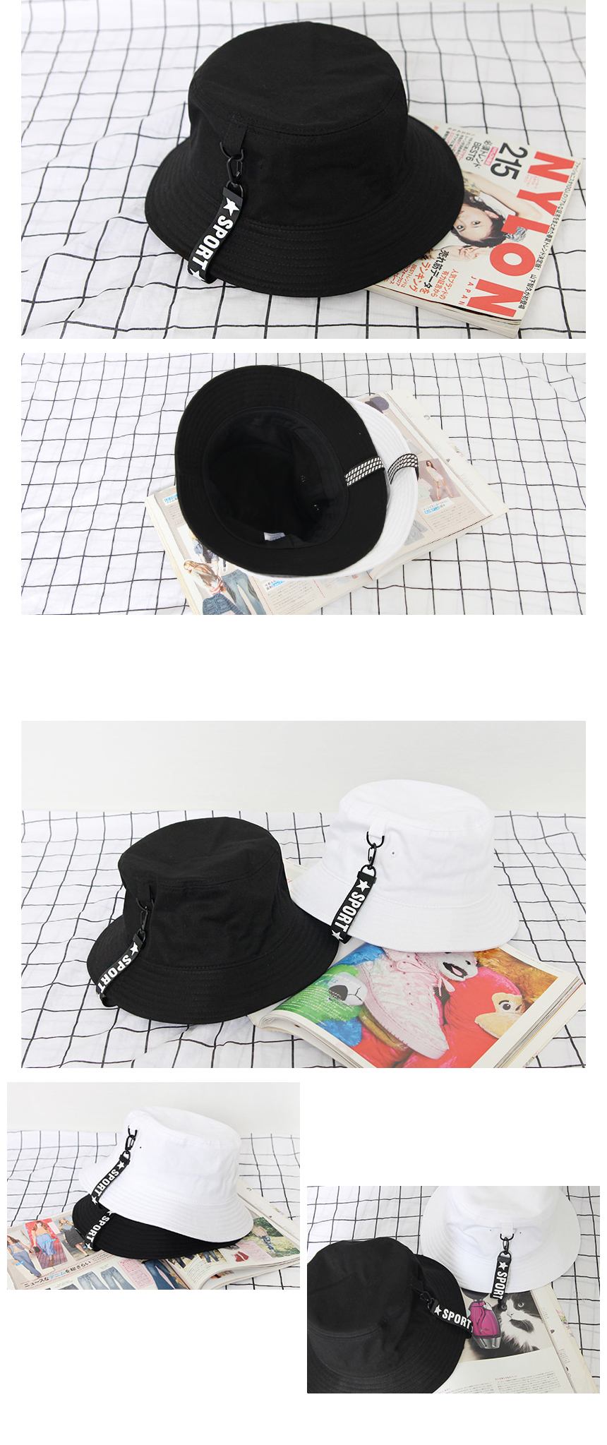 Women Sun Hats Tape Buckets Bunny Hat Men Women Wo