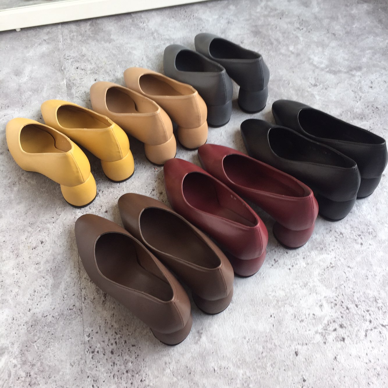 Retro Tongue Pumps 6cm Memory Foam Middle Hill Kea