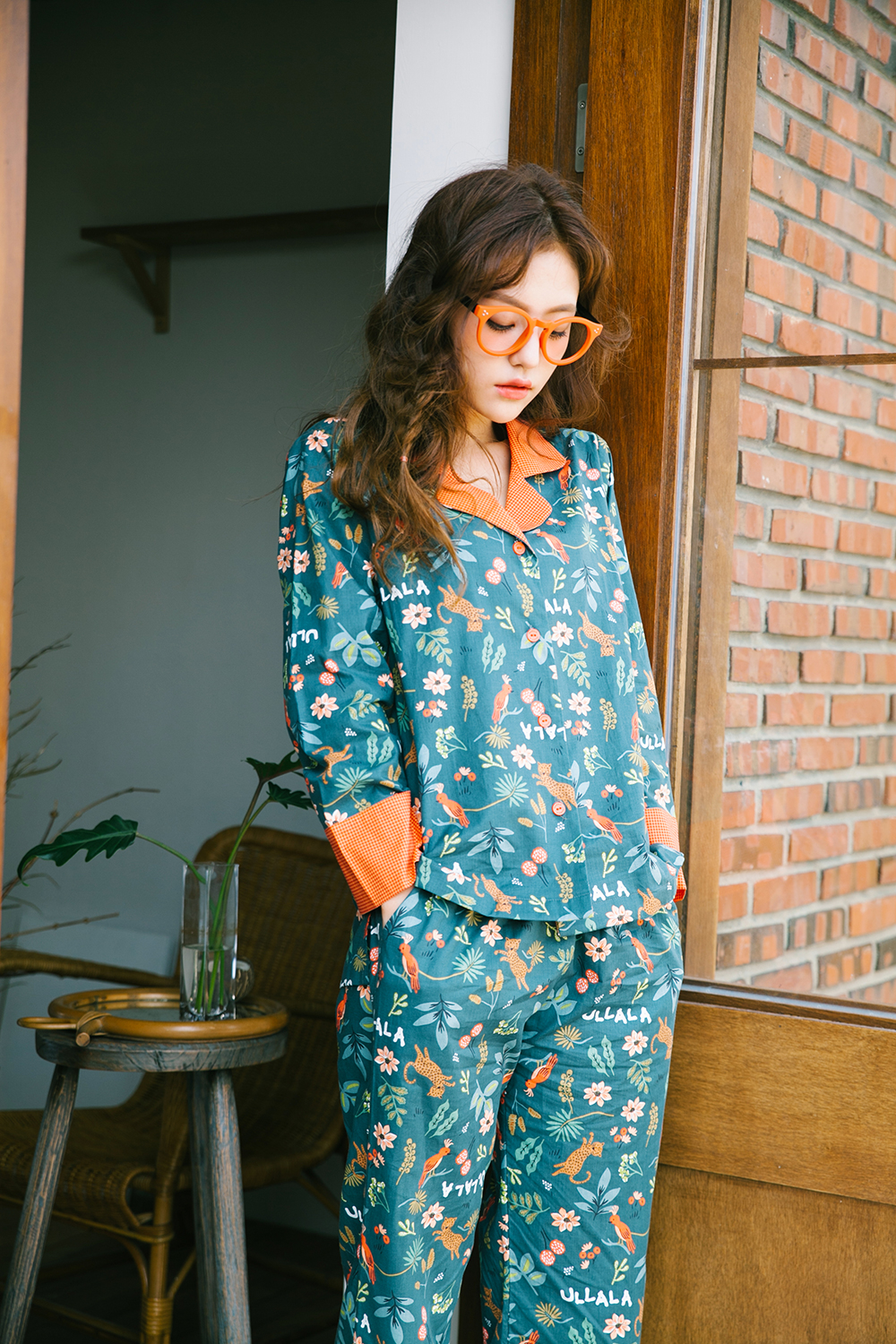 New Judy Judy Green Pajamas Couple Set Pair of New