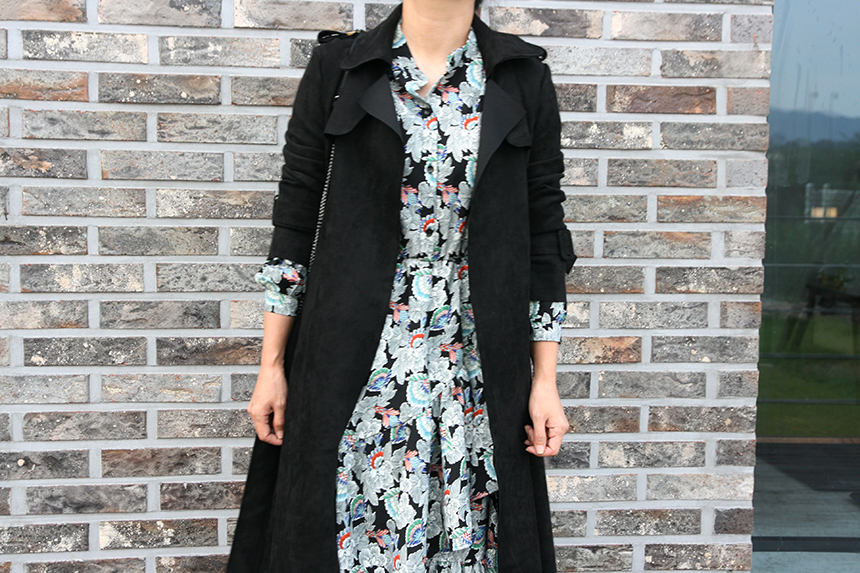 New Women Dress Autumn Flower Dress