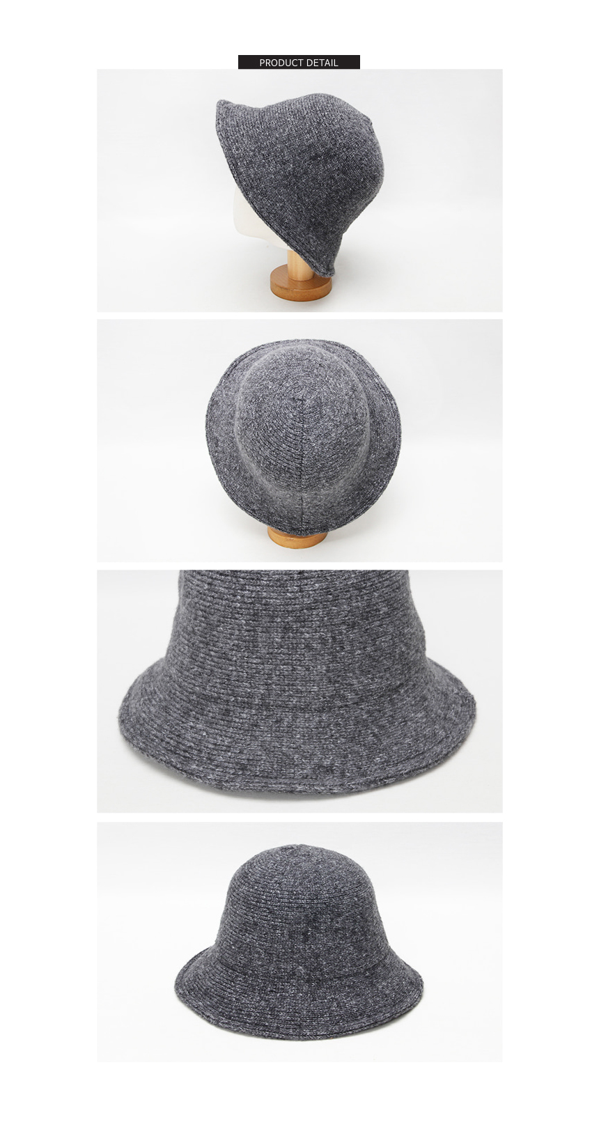 New Women's Hat Women's Plain Bunny Hat Buck