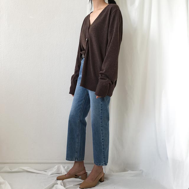 Women Jeans Pants High Waist 8 Semi-Boot Cut Jeans