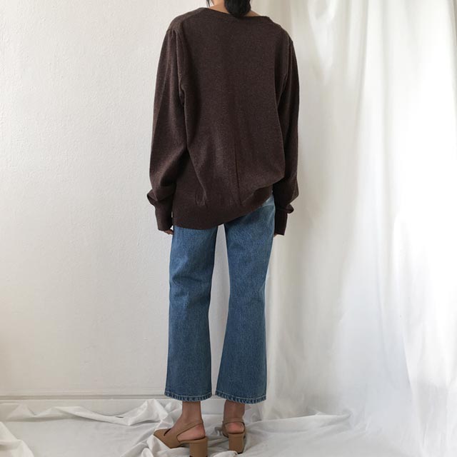 Women Jeans Pants High Waist 8 Semi-Boot Cut Jeans