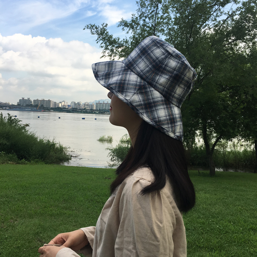 Women Sun Hats Daily Check Over Size Humbly Bucket