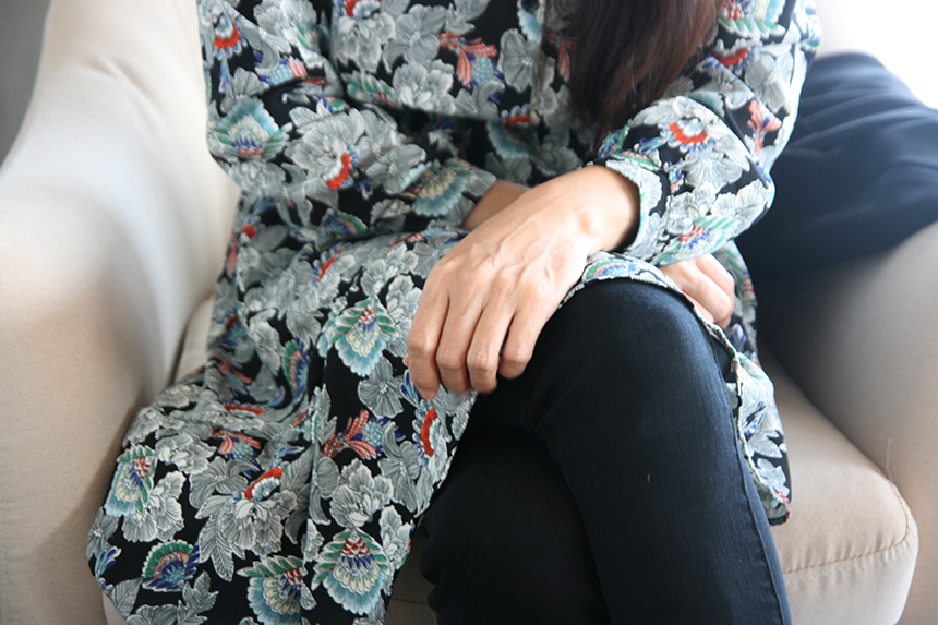 New Women Dress Autumn Flower Dress