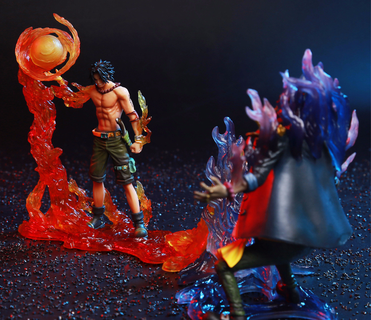 One Piece Ace VS Black Beard High Quality Figure