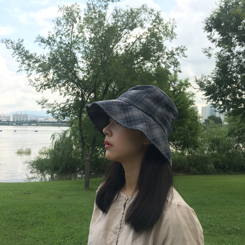Women Sun Hats Daily Check Over Size Humbly Bucket