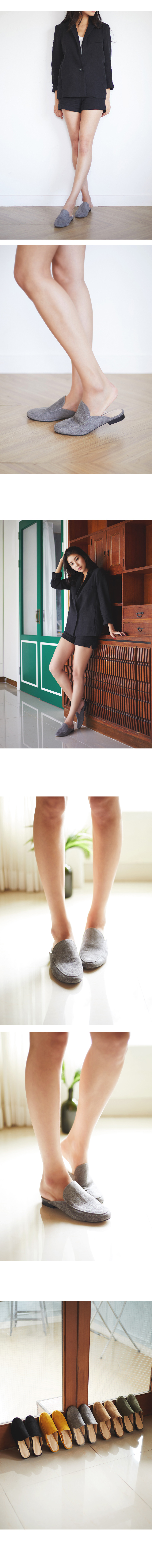 New No-oh Basic Suede Bloper Fall Women Slippers O