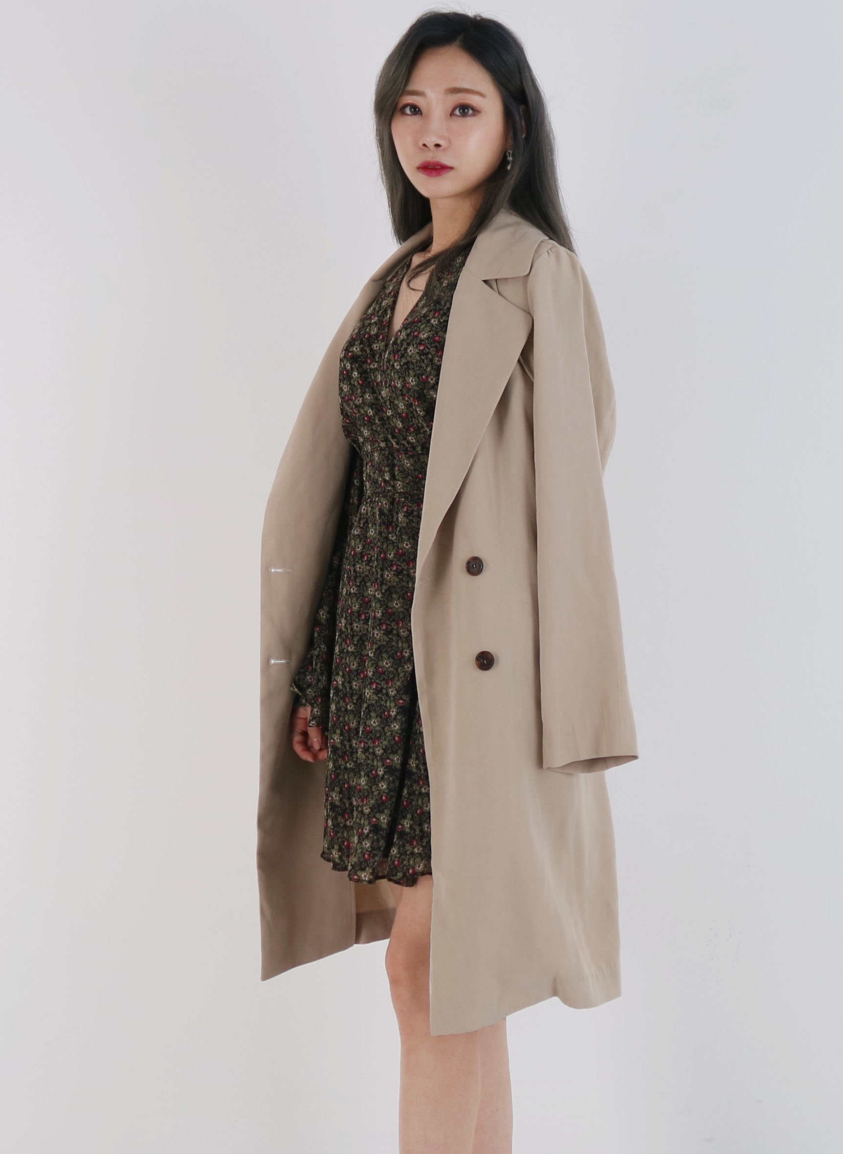 New Women Dress Autumn Chiffon Flower Passenger On