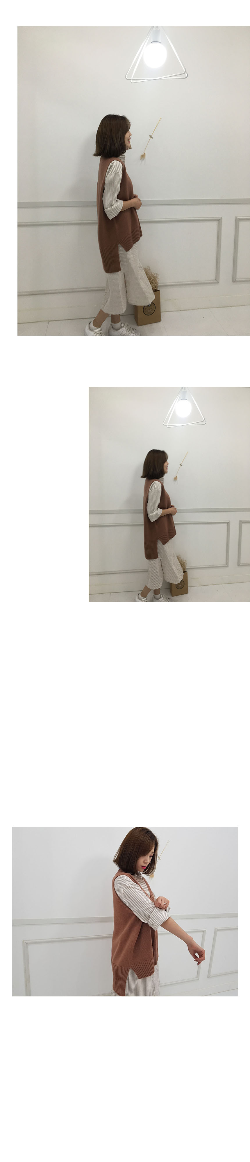 New striped shirt Long dress 20 layered autumn coo