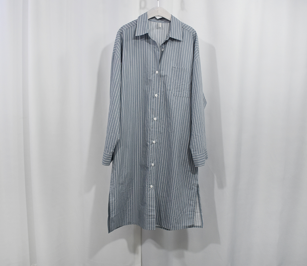 New striped shirt dress 2 col